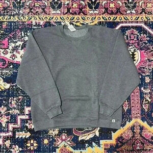 Vintage Russell Athletic Sweatshirt Mens XL Gray Essential Blank